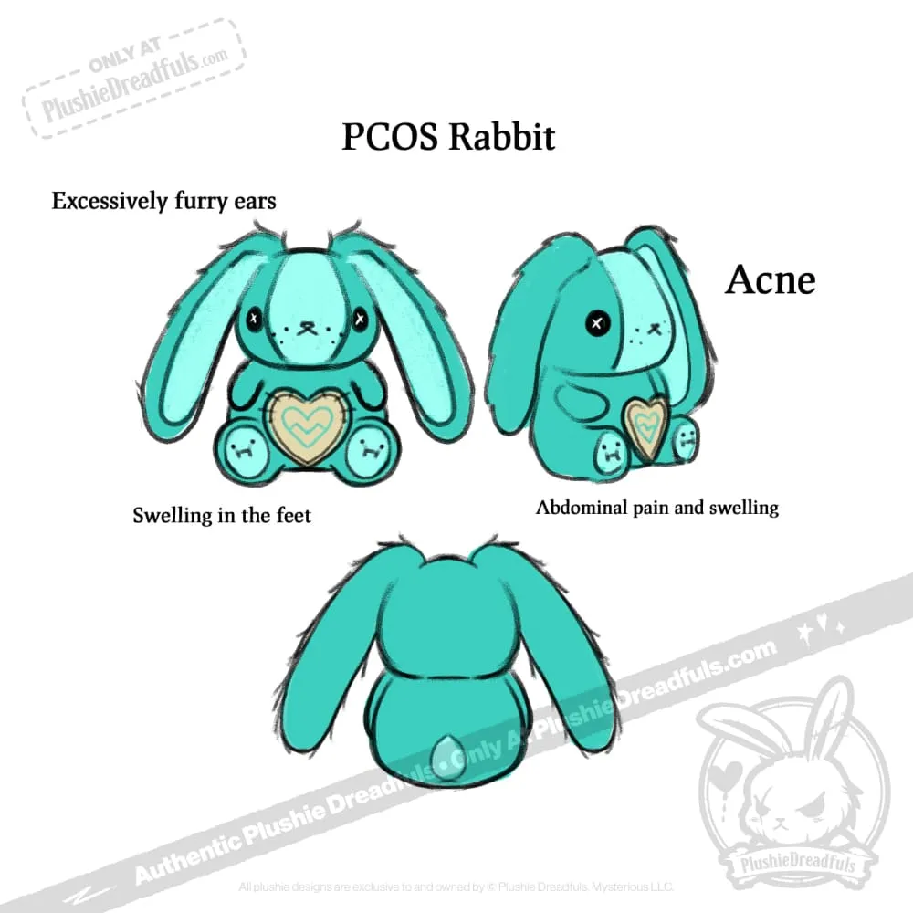 Plushie Dreadfuls - PCOS Rabbit Plush Toy