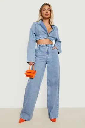 Premium Tailored Wide Leg Jeans