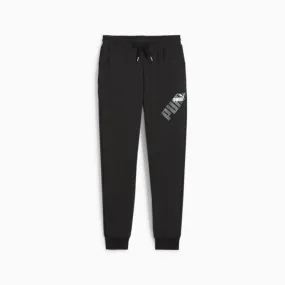 Black PUMA Men's Power Graphic Pant