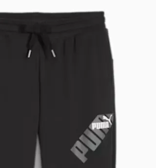 Black PUMA Men's Power Graphic Pant