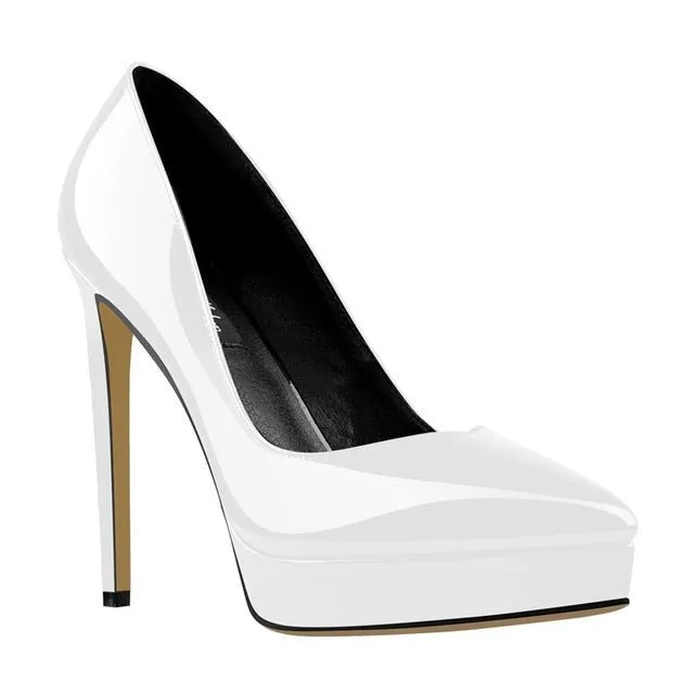 Brilliant White Queen Pumps