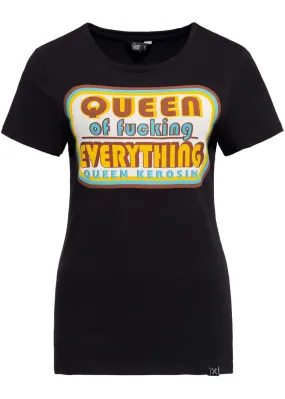 Kerosin Queen T-Shirt for Women, Black