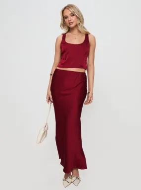 Vibrant Maroon Fashion Collection