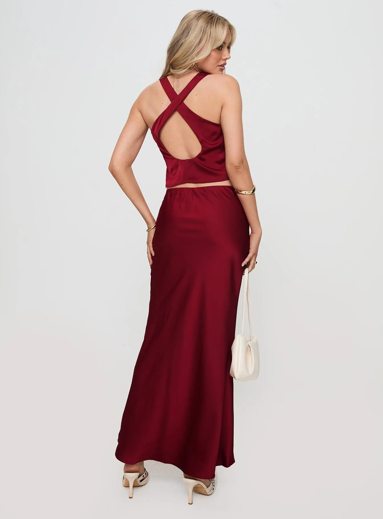 Vibrant Maroon Fashion Collection