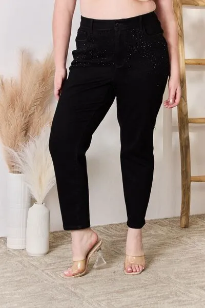 Rhinestone Skinny Jeans - Rachel by Judy Blue – Shop Now