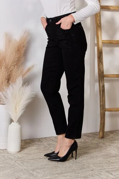 Rhinestone Skinny Jeans - Rachel by Judy Blue – Shop Now