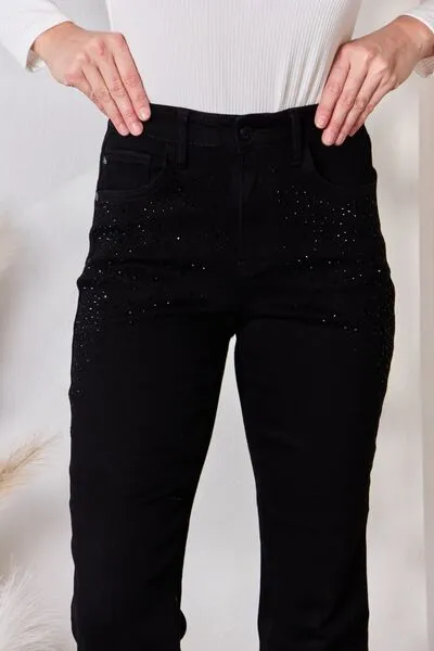 Rhinestone Skinny Jeans - Rachel by Judy Blue – Shop Now