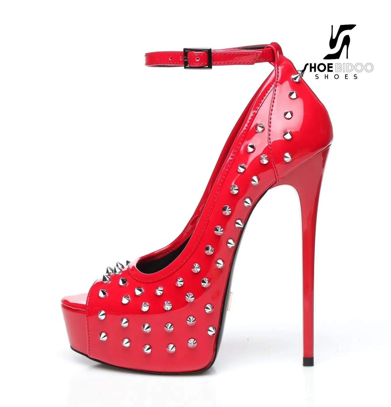 Red Giaro "MIRA" platforms 16cm heel fetish pumps