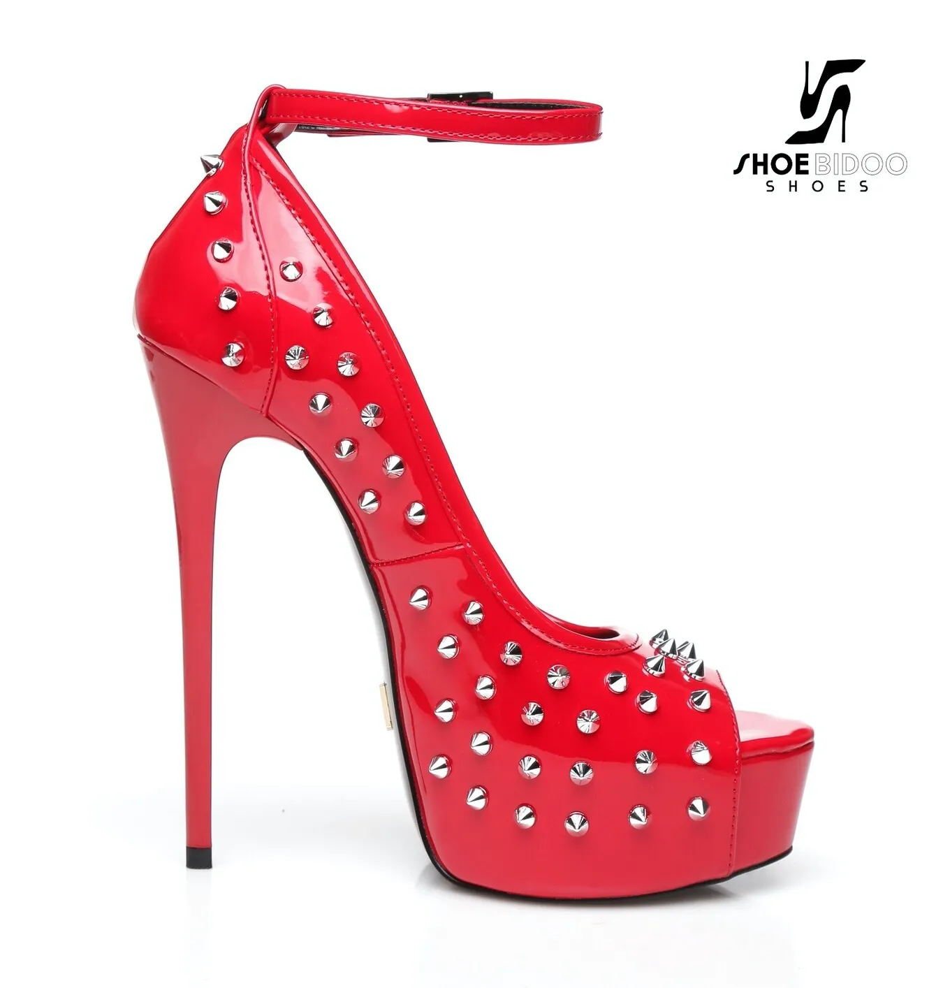 Red Giaro "MIRA" platforms 16cm heel fetish pumps