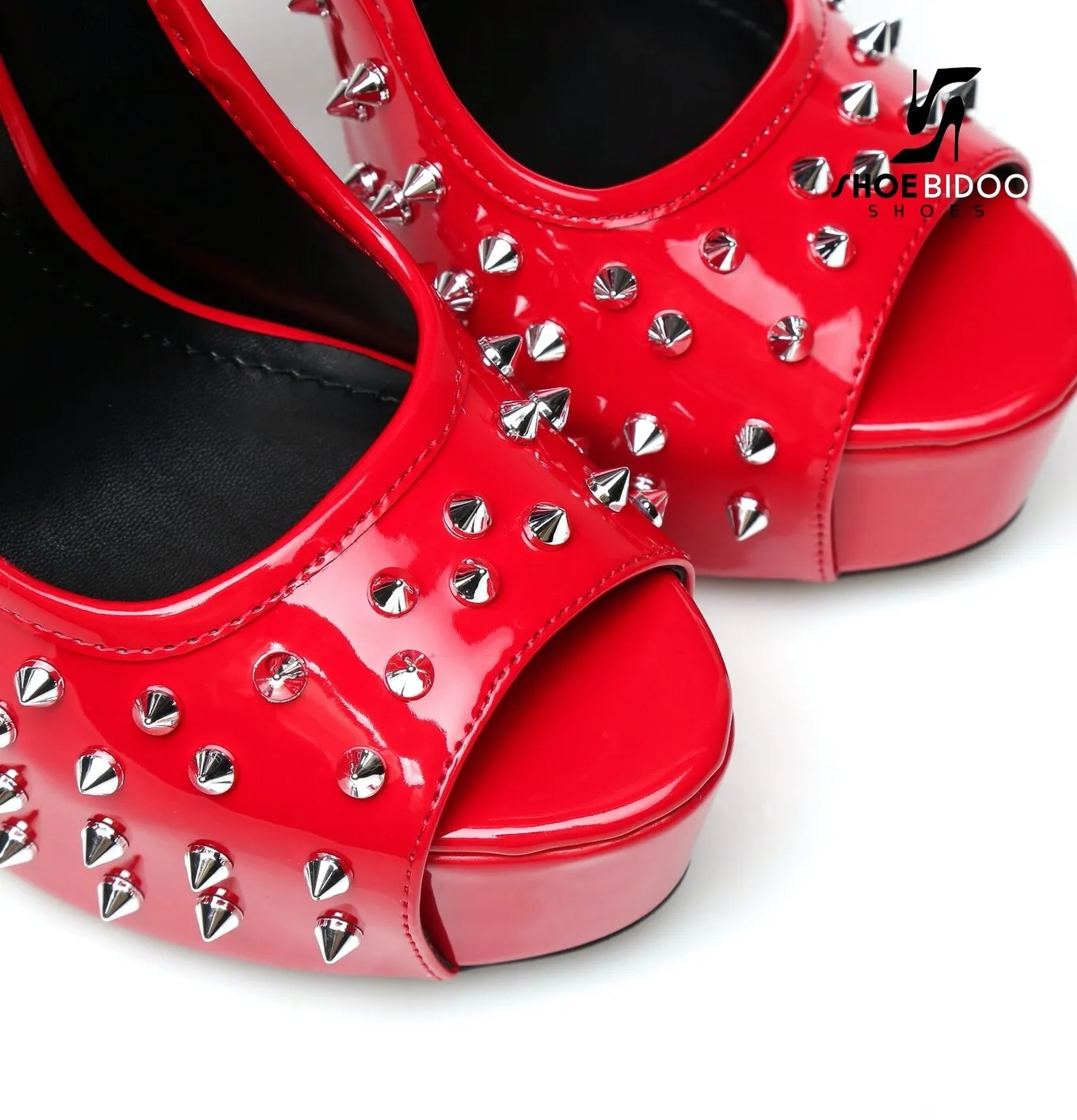 Red Giaro "MIRA" platforms 16cm heel fetish pumps