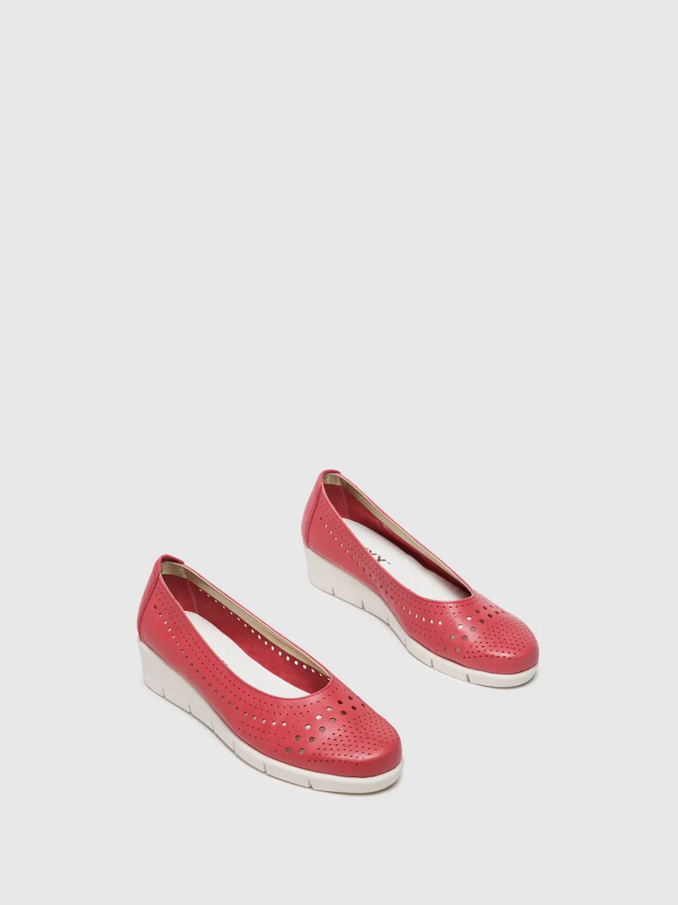 Red Wedge Shoes