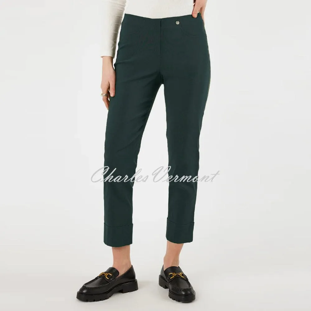 Robell Bella 09 Cropped Trouser Teal 51568-5499-75 ~ available at [store name]