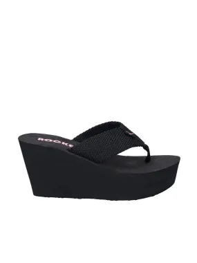 Rocket Dog Diver Wedges - Black