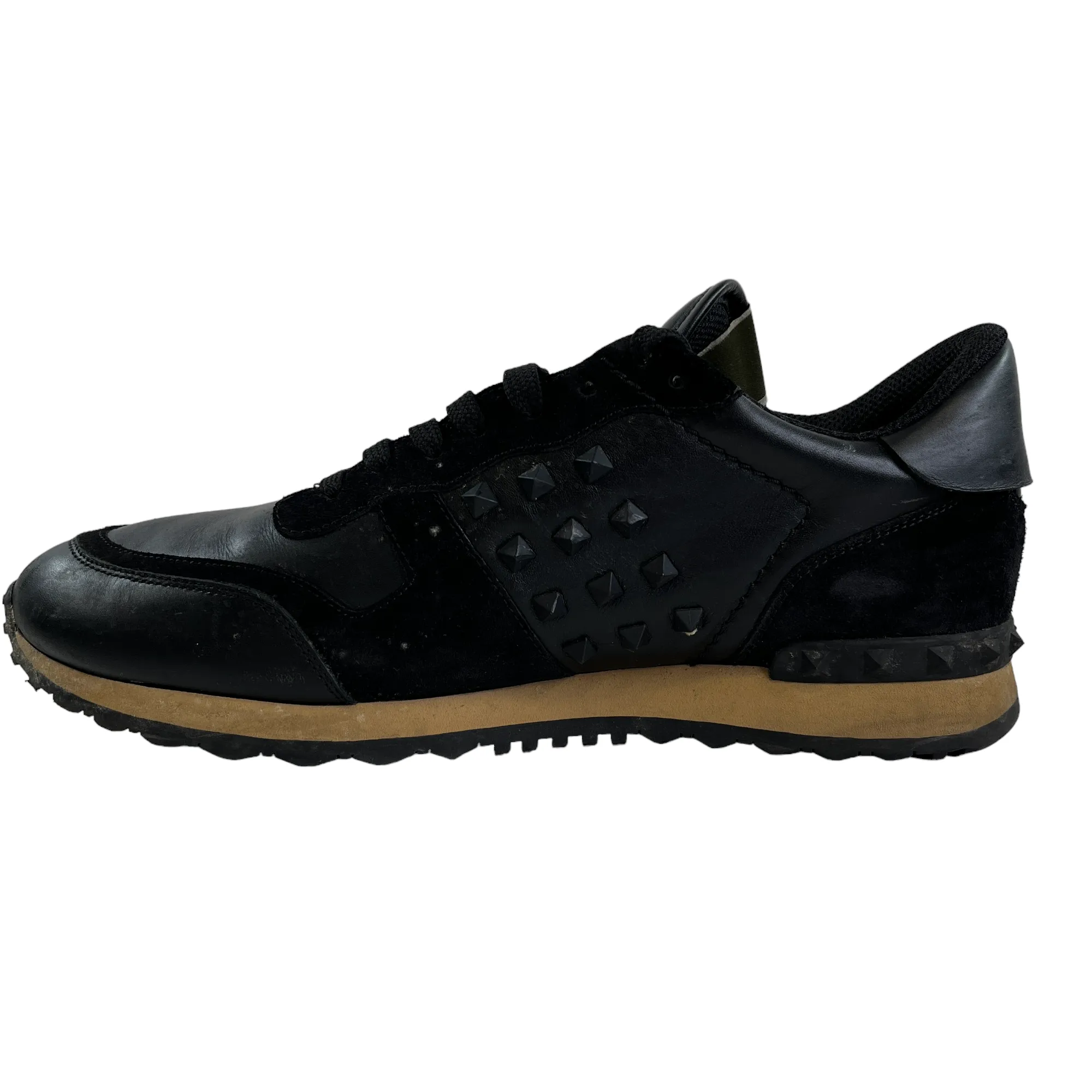 Rockstud Low Trainers for Men in Black, Size EU 44 / UK 10