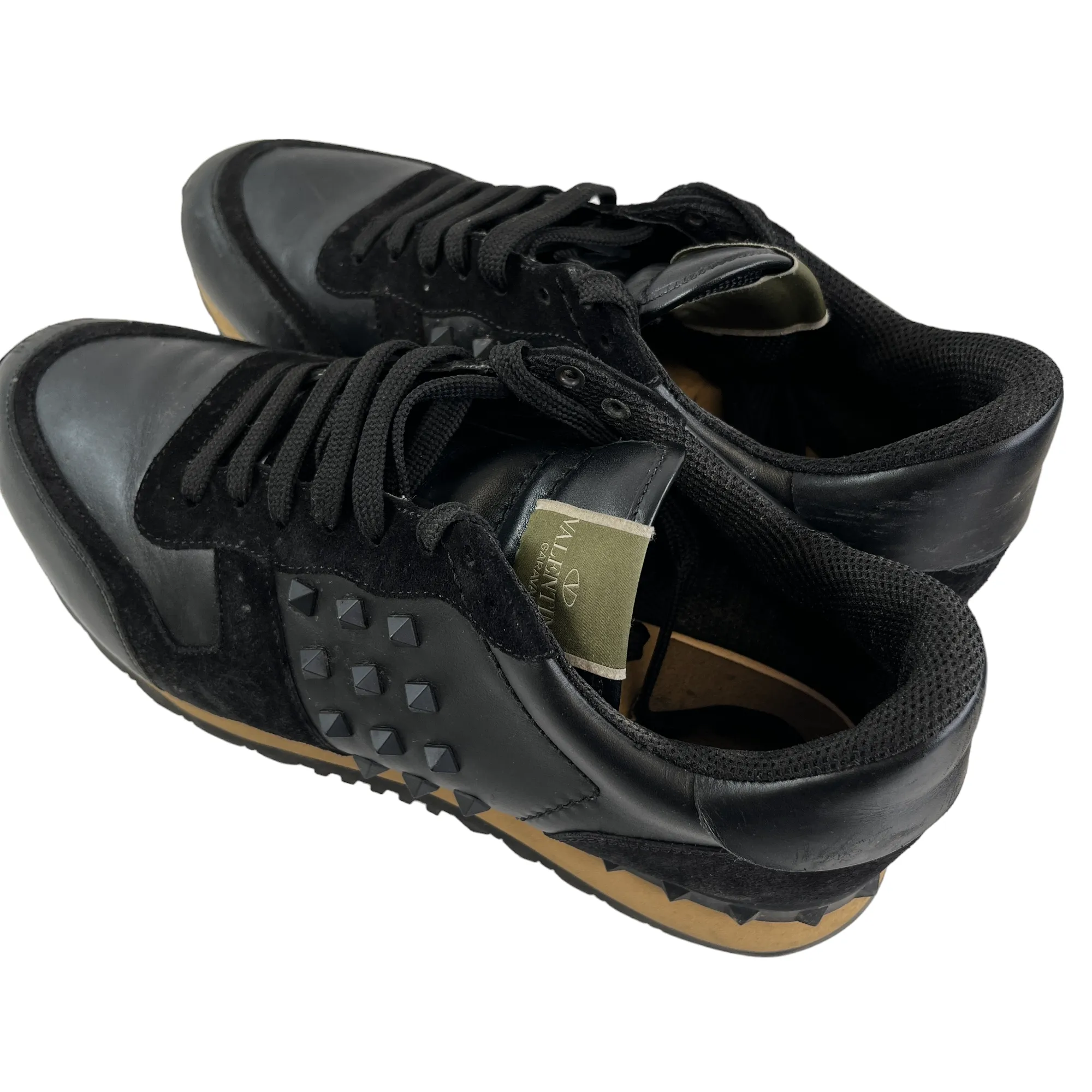 Rockstud Low Trainers for Men in Black, Size EU 44 / UK 10