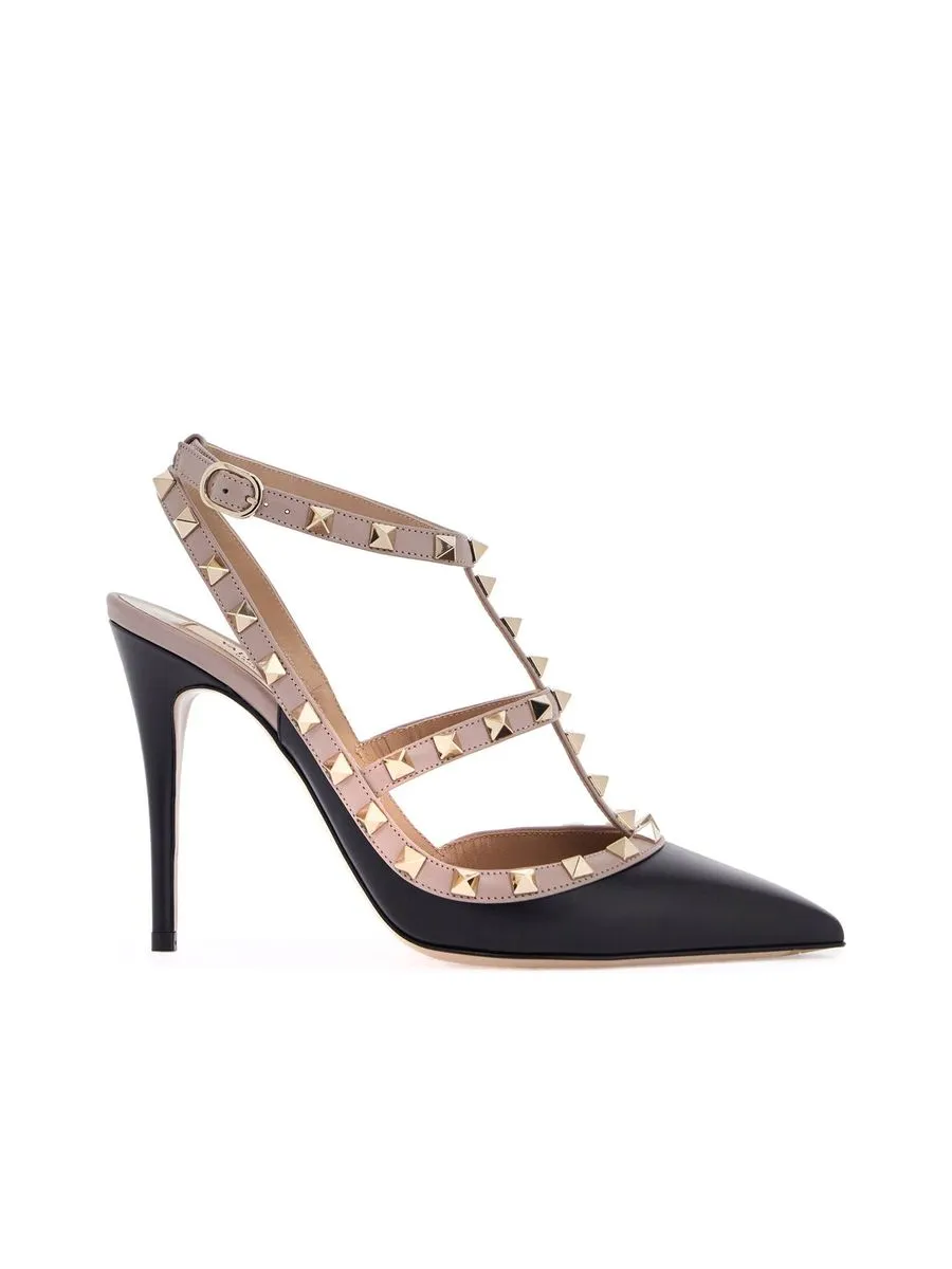 Rockstud Slingback Pumps