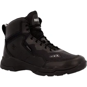 Rocky Men's Black Leather 6-inch Tactical Medical Work Boots