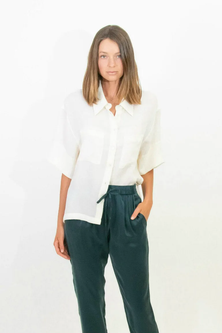 Sailor Girl Blouse - Silk Jaquard