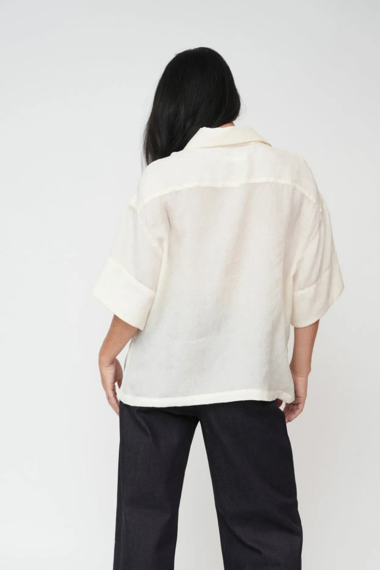 Sailor Girl Blouse - Silk Jaquard