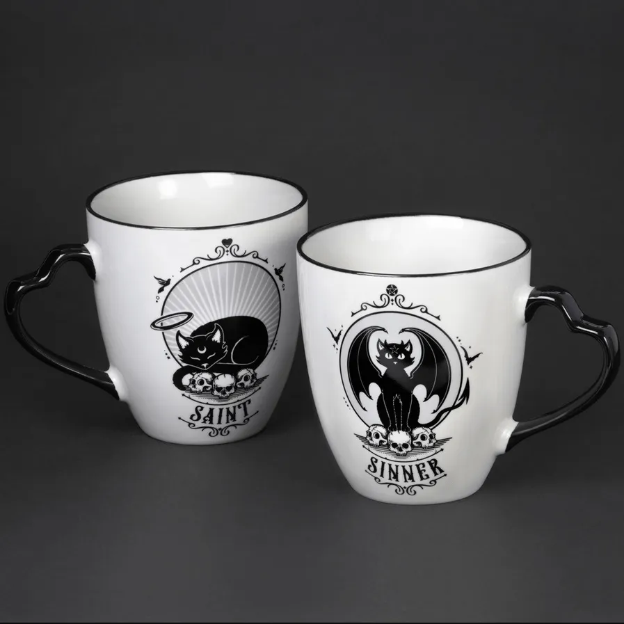 Saint & Sinner Matching Mug Set