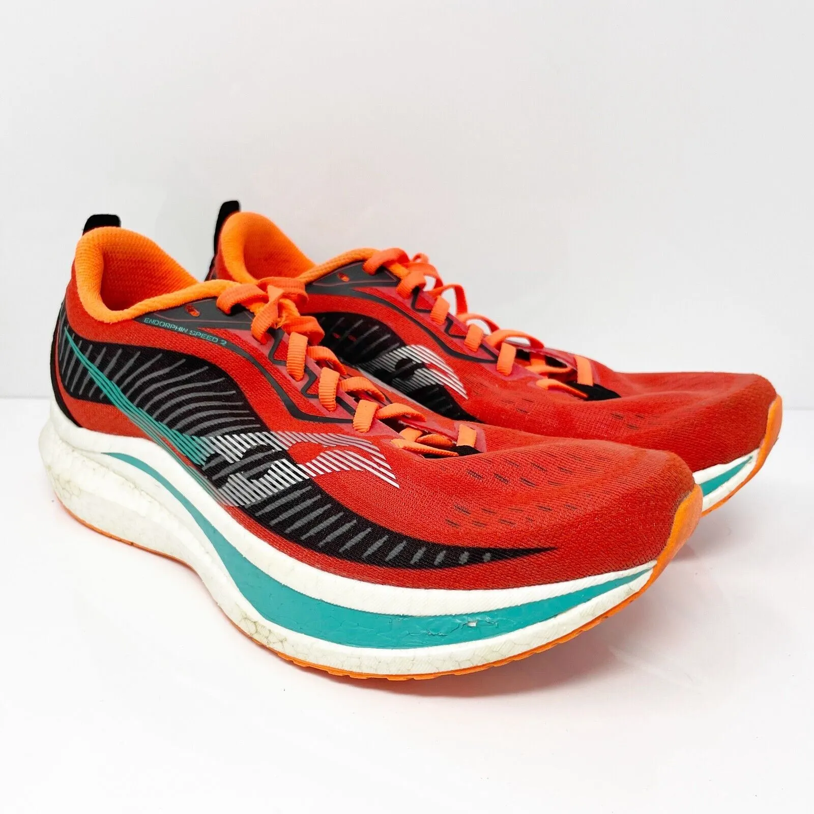 Saucony Mens Endorphin Speed 2 S20688-20 Orange Running Shoes Sneakers Size 9.5