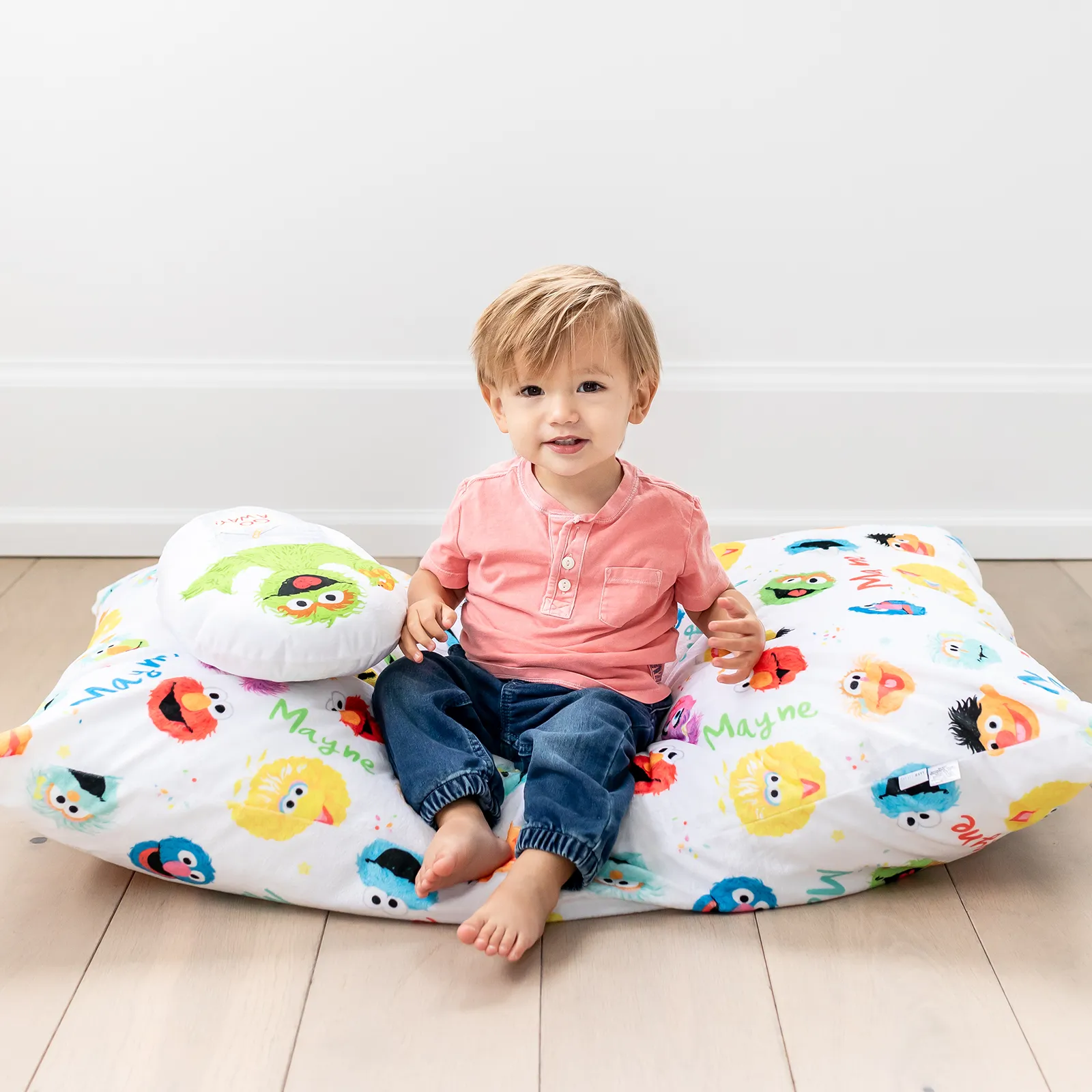 Sesame Street - Personalized Kid Floor Cushion