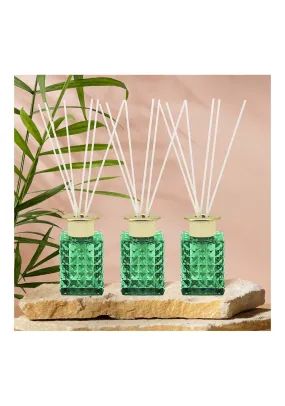 Set Of Three Oud Bergamot 80ml Diffuser