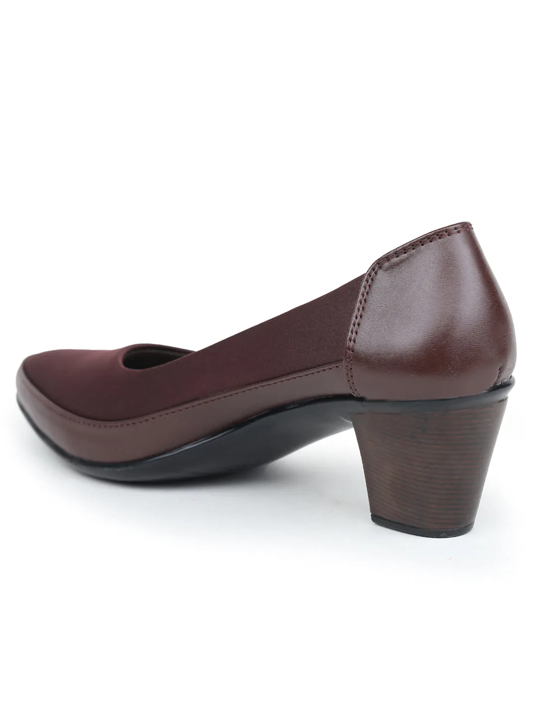 Shezone Brown Women Heels