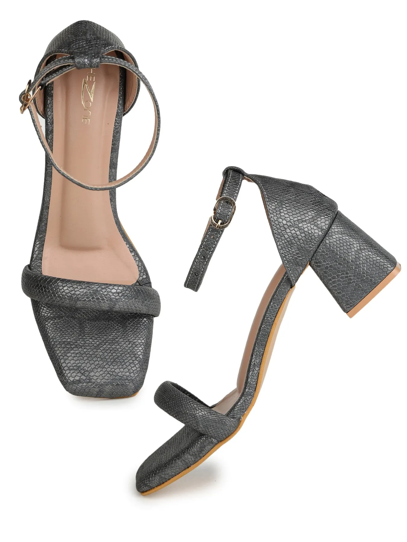 Shezone Grey Women Heels