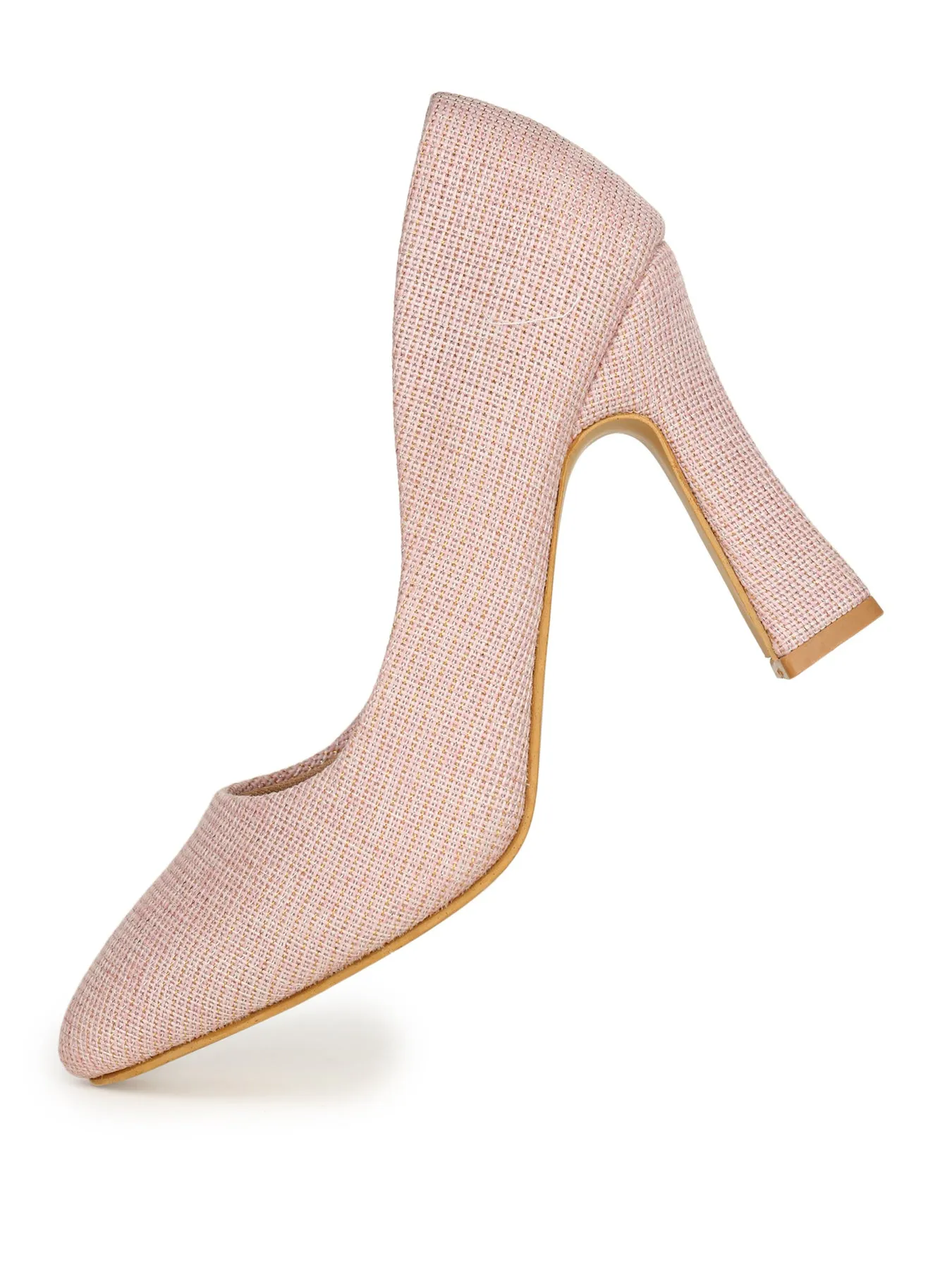 Shezone Pink Women Heels