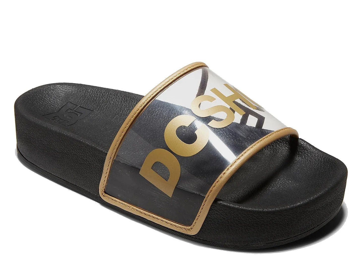 shoes DC DC Slide Platform SE - BG3/Black/Gold - women´s