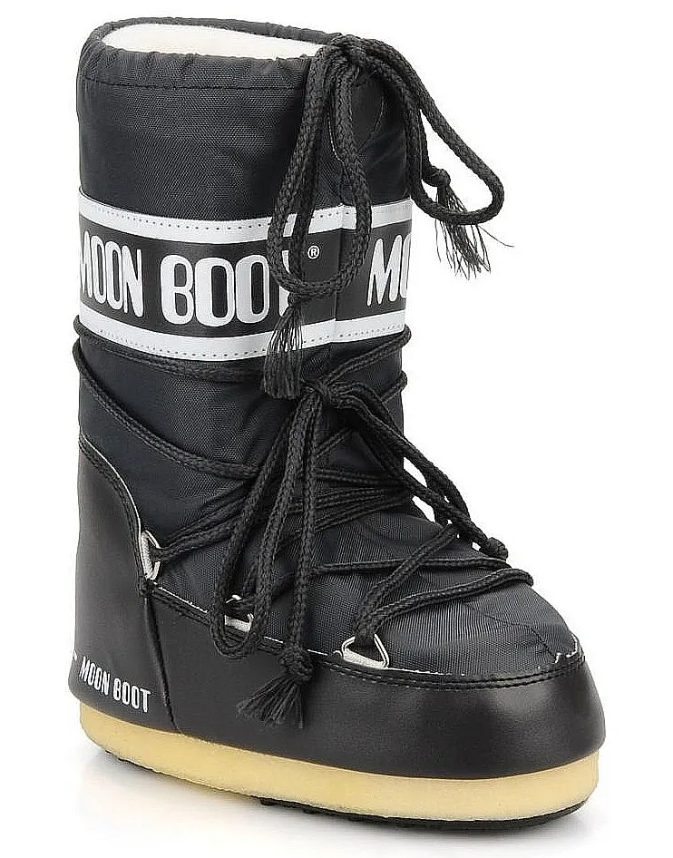 shoes Tecnica Moon Boot Nylon - Black - unisex junior