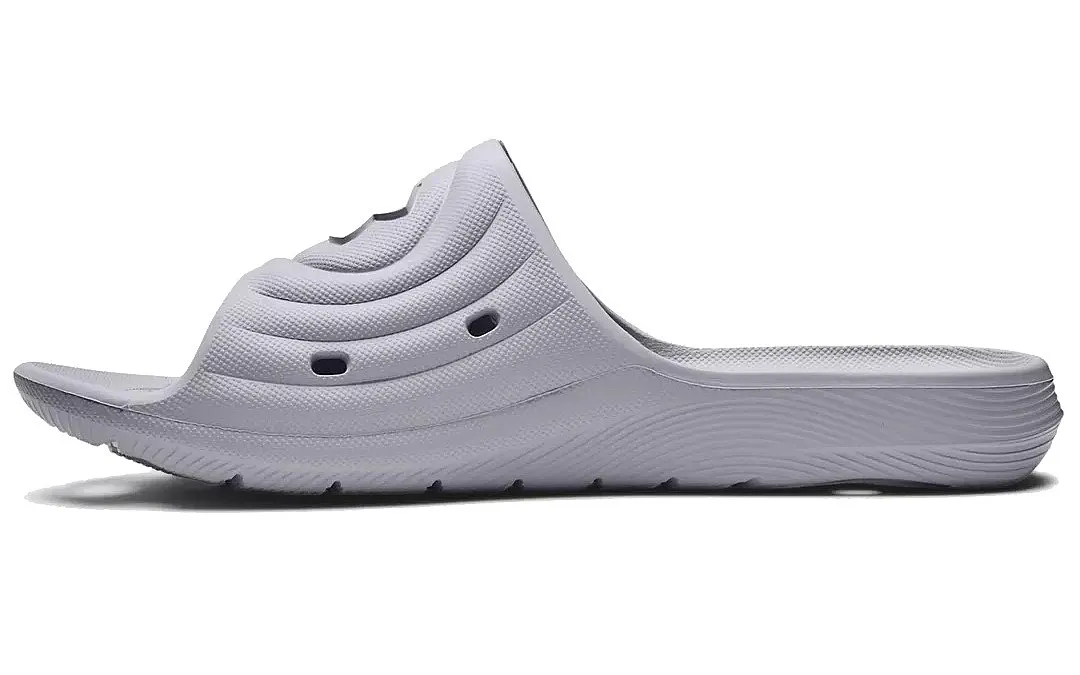 shoes Under Armour Locker IV Slides - 100/Gray/Mod Gray - men´s