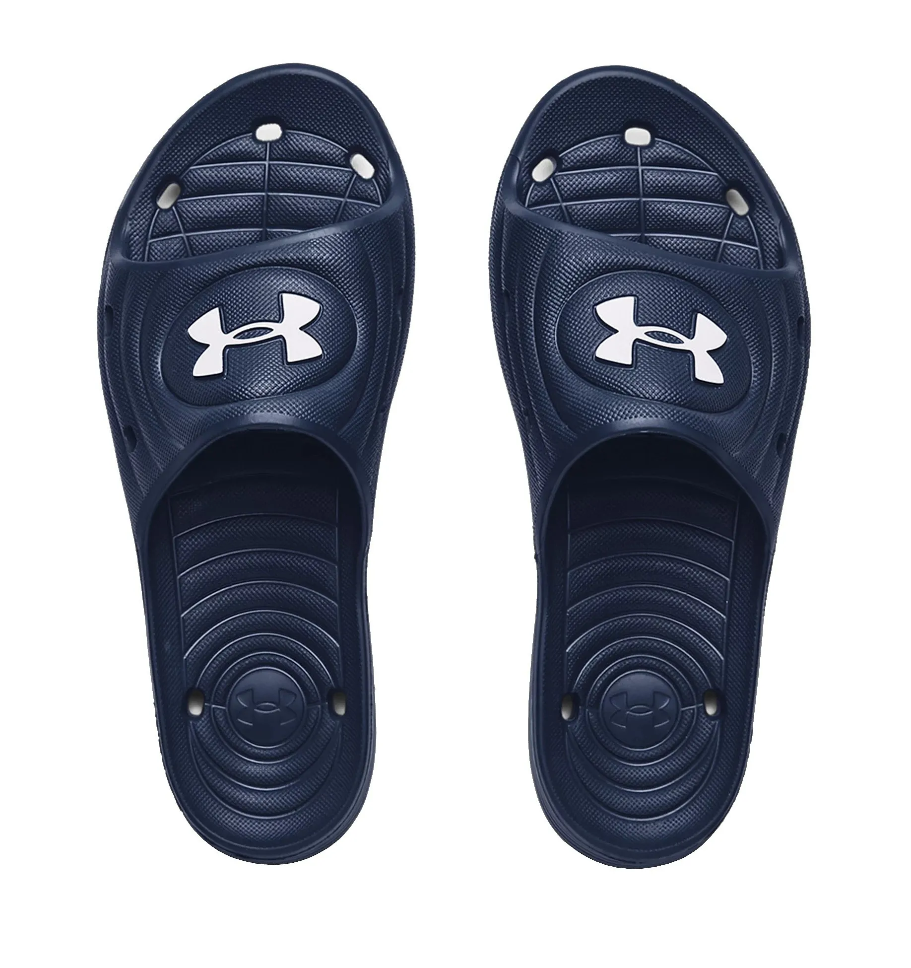 shoes Under Armour Locker IV Slides - 401/Academy/White - men´s