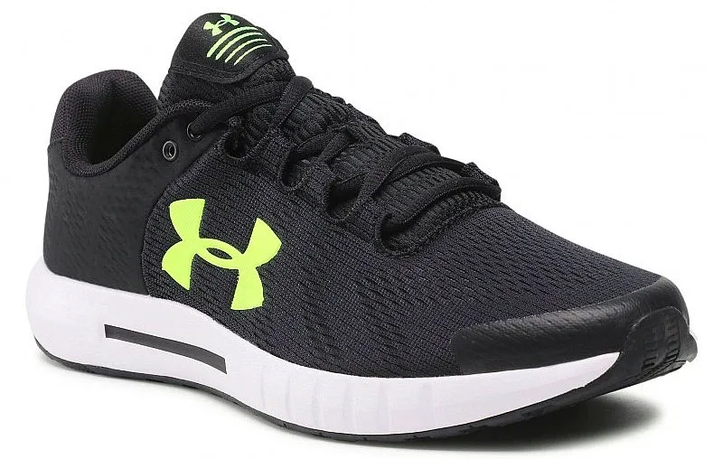 shoes Under Armour Micro G Pursuit BP - 004/Black/White/Quirky Lime - men´s