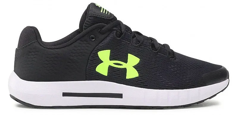 shoes Under Armour Micro G Pursuit BP - 004/Black/White/Quirky Lime - men´s