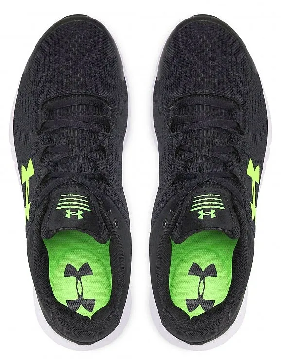 shoes Under Armour Micro G Pursuit BP - 004/Black/White/Quirky Lime - men´s