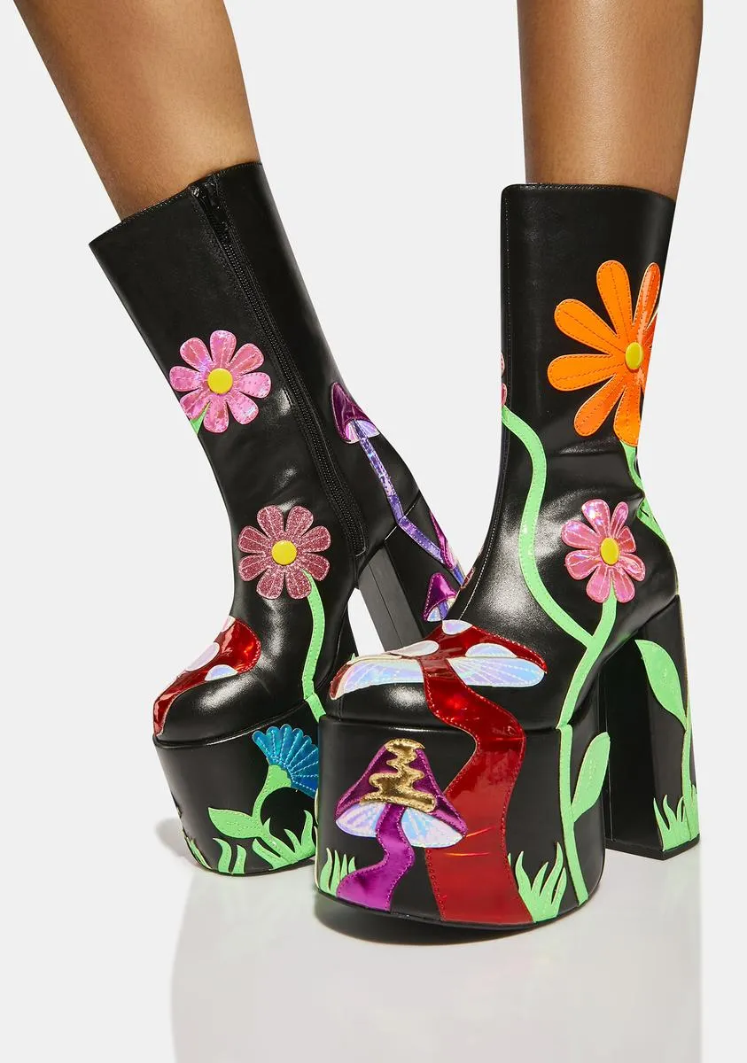 Shroom Scenes Platform Footwear