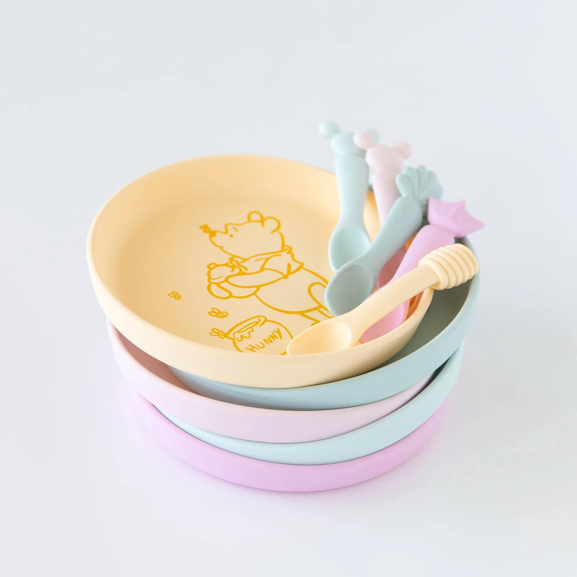 Silicone Plate + Spoon Set: Disney Winnie the Pooh