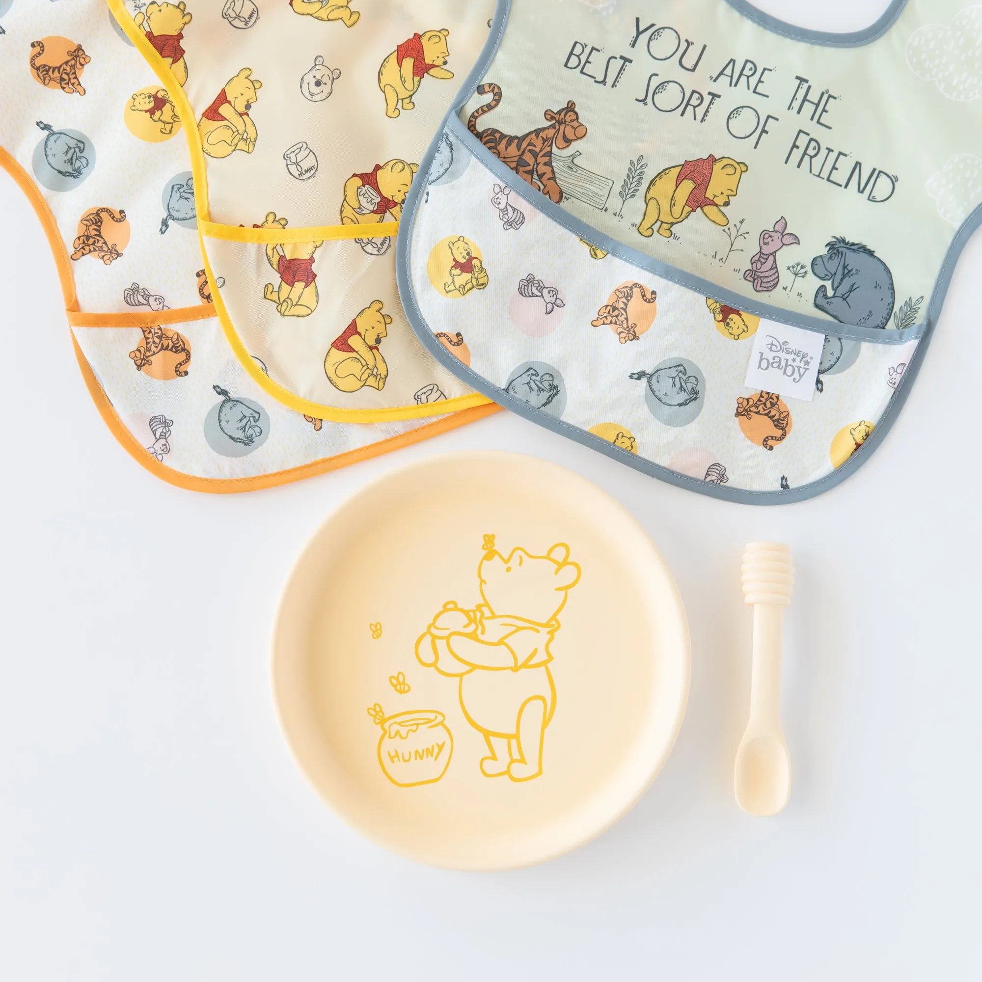 Silicone Plate + Spoon Set: Disney Winnie the Pooh