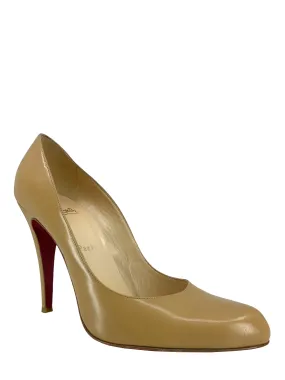 Size 10 Christian Louboutin Leather Decollete Shoes