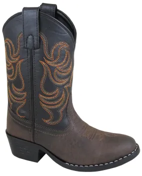 Smoky Mountain Kids Monterey Brown & Black Cowboy Boot