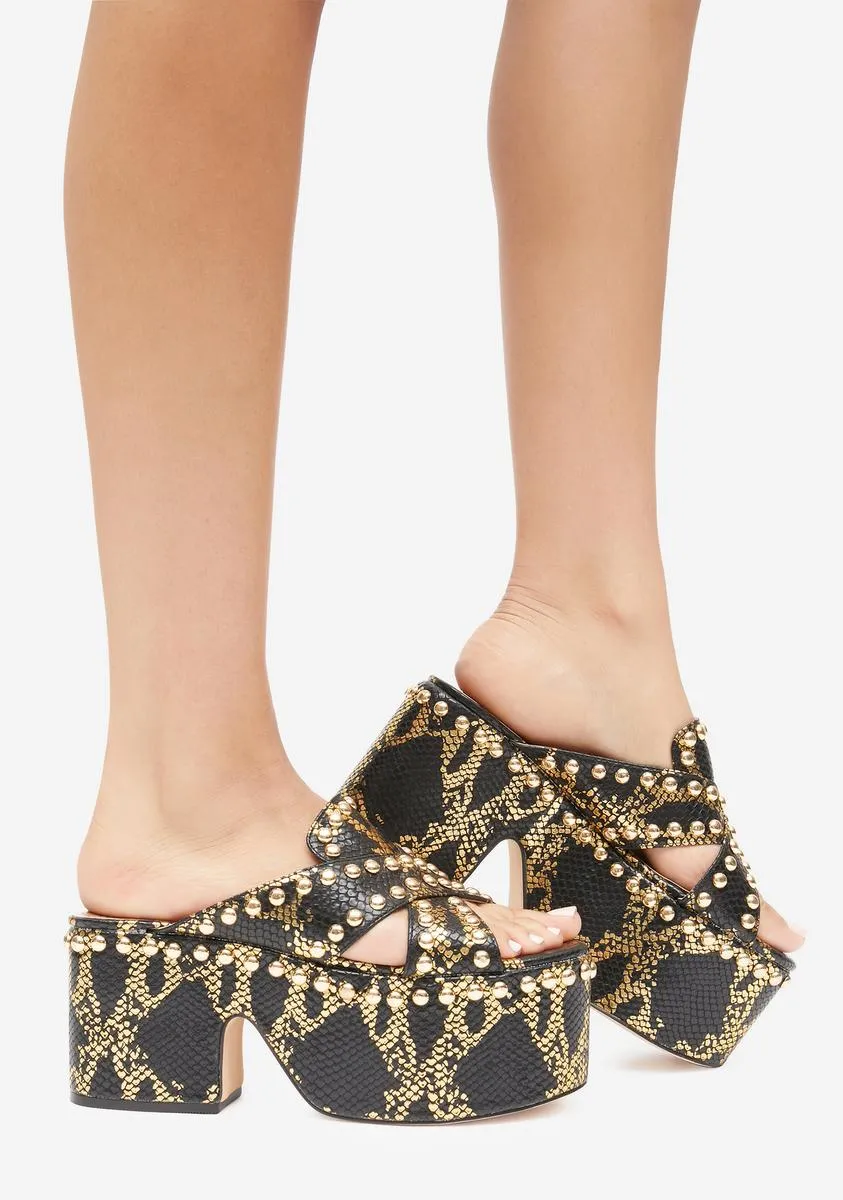 Snakeskin Platforms