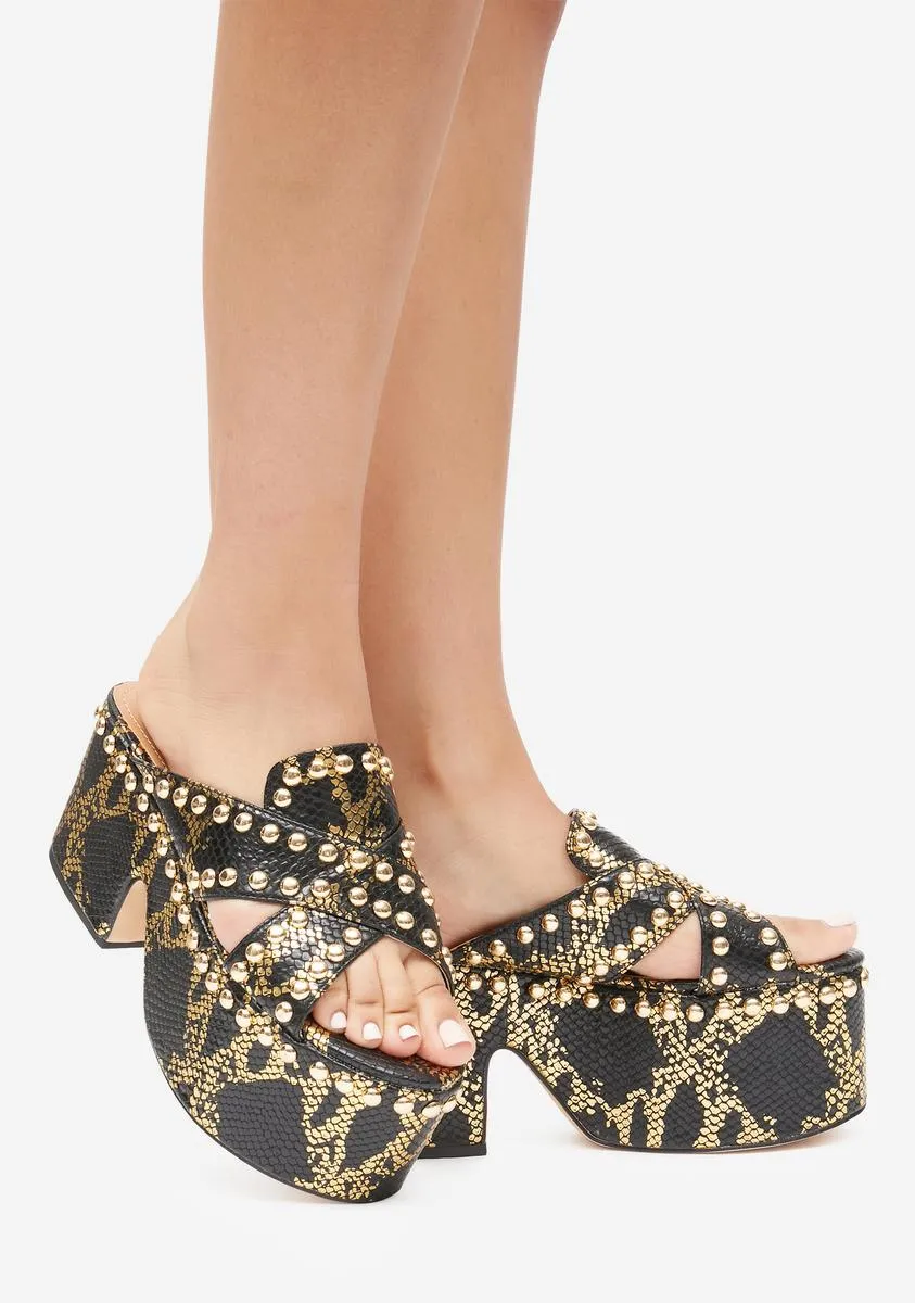 Snakeskin Platforms