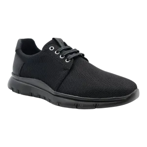 Black Fabric Men's Sneakers - Code: 09I1