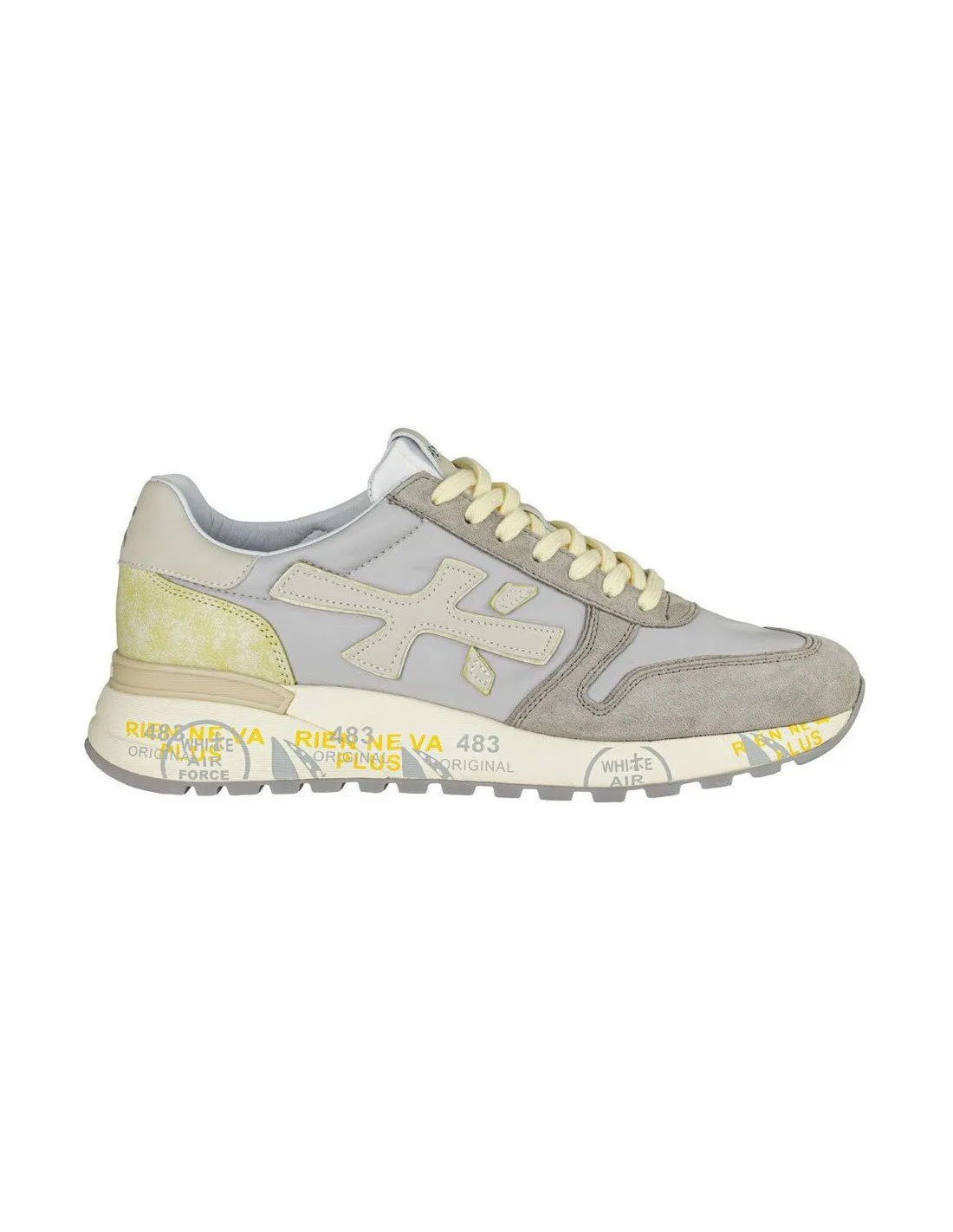 Grey Premiata Men's Mick 6615 Sneakers