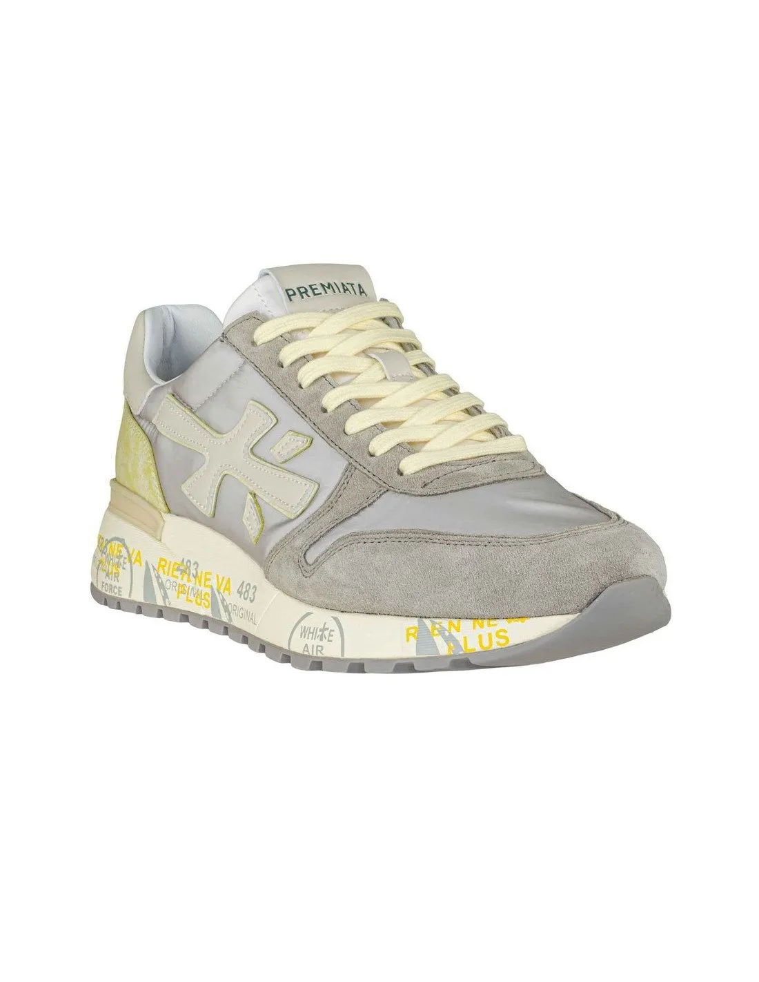 Grey Premiata Men's Mick 6615 Sneakers