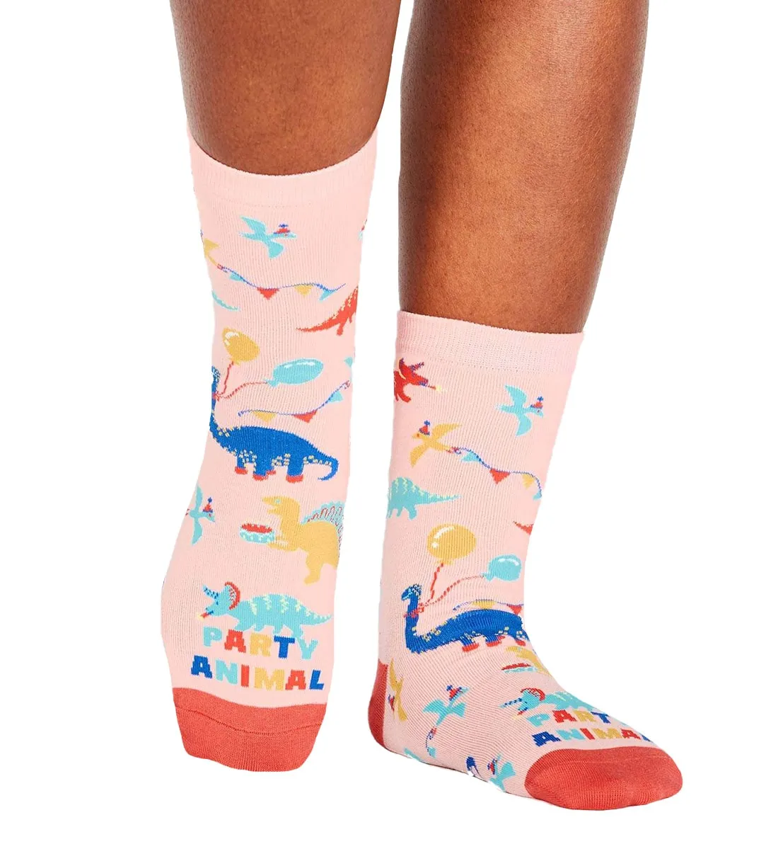 SOCK it to me Women's Crew Socks (Prints) - Party Animal - Best Women's Crew Socks