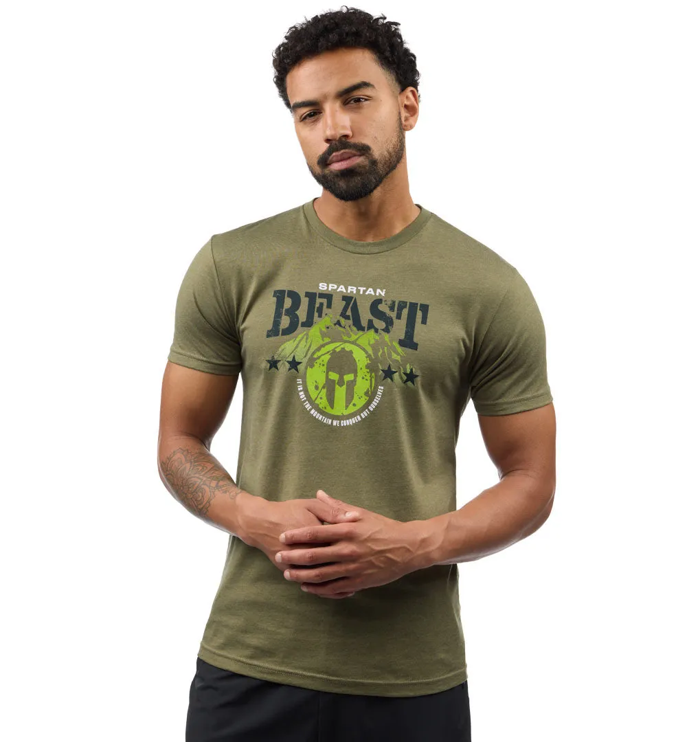 Men's Tee for Conquering SPARTAN Beast