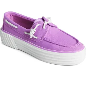 Sperry Crest Boat Platform Shoes Purple